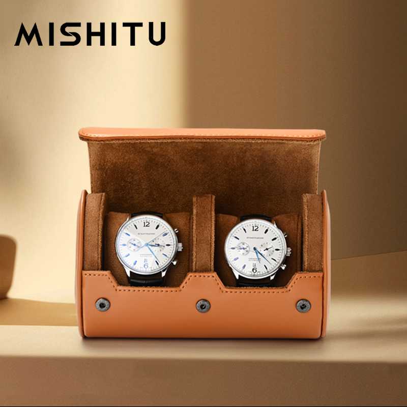 Jewelry Box With Watches - MISHITU 1/2/3-Slot Uhr Lagerung Rolle Reisetasche