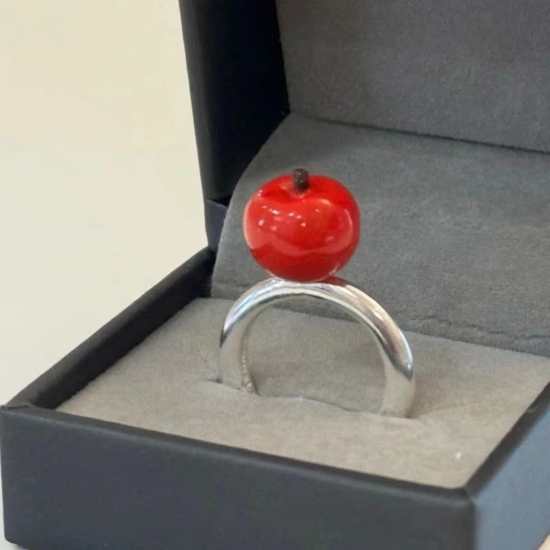 Eve Jewelry & Watches Distribuidor Oficial Rolex Buenos Aires - Koreanische Trendy Red Apple Geometrische Runde