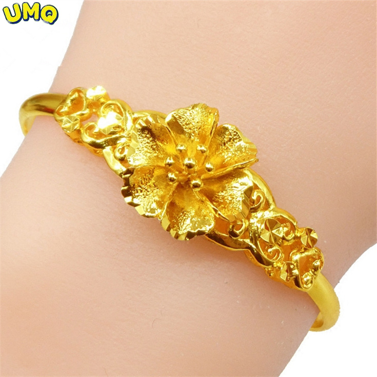 Rose Gold Bracelet - UMQ 24k Gold Armband 999 Volle