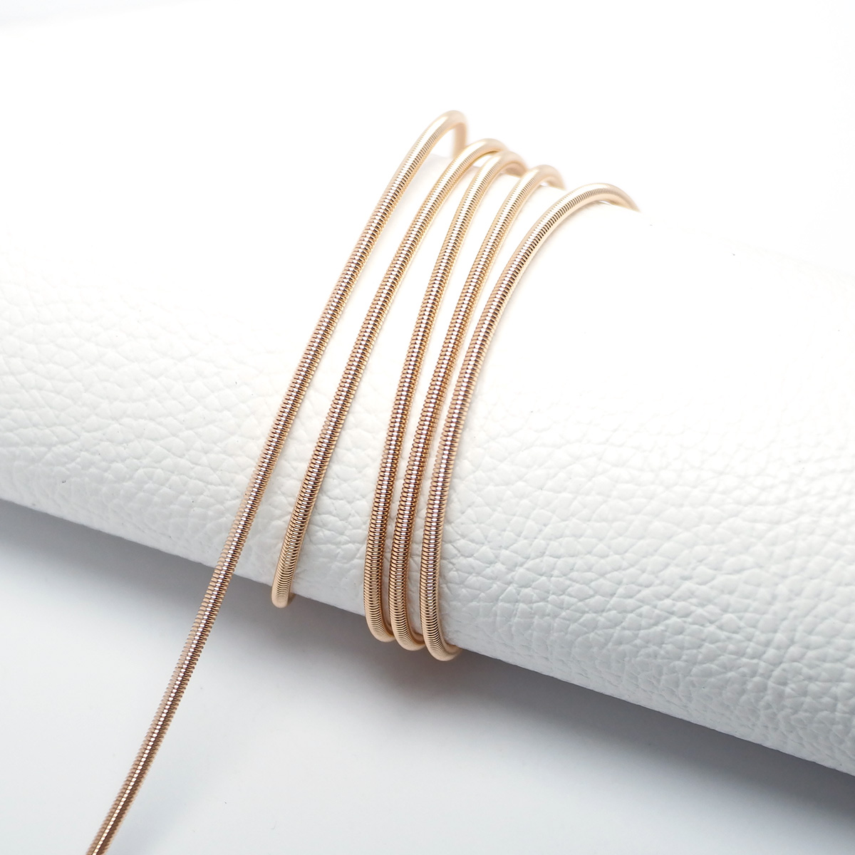 Feder ketten, rosé vergoldete  – Rose Gold Bracelet Bewertung und Preis