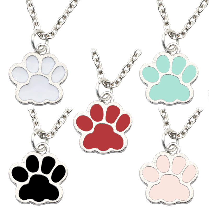 Mode Hund Pfote Katze Fußabdru – Mens Dog Tag Necklace Bewertung und Preis
