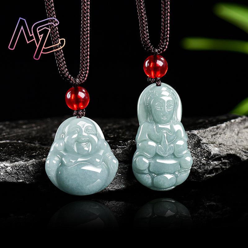 Myanmar Jadeit Guanyin Buddha  – Necklace Pendant Bewertung und Preis