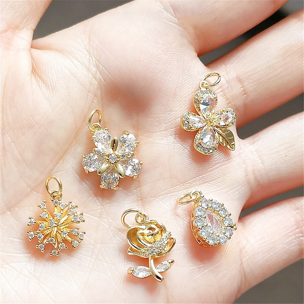 14K vergoldeter und mit Zirkon – Rose Gold Bracelet Bewertung und Preis