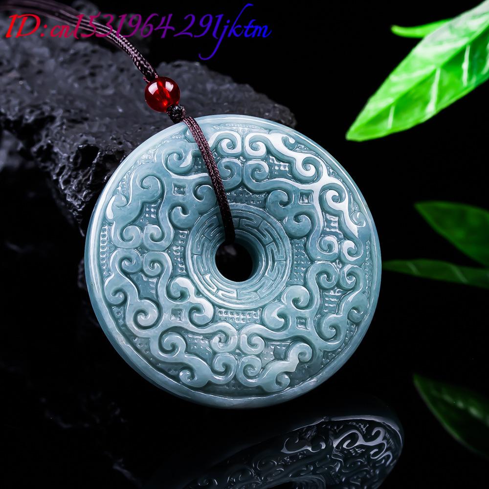 Natürliche burmesische Jadeit- – Necklace Pendant Bewertung und Preis