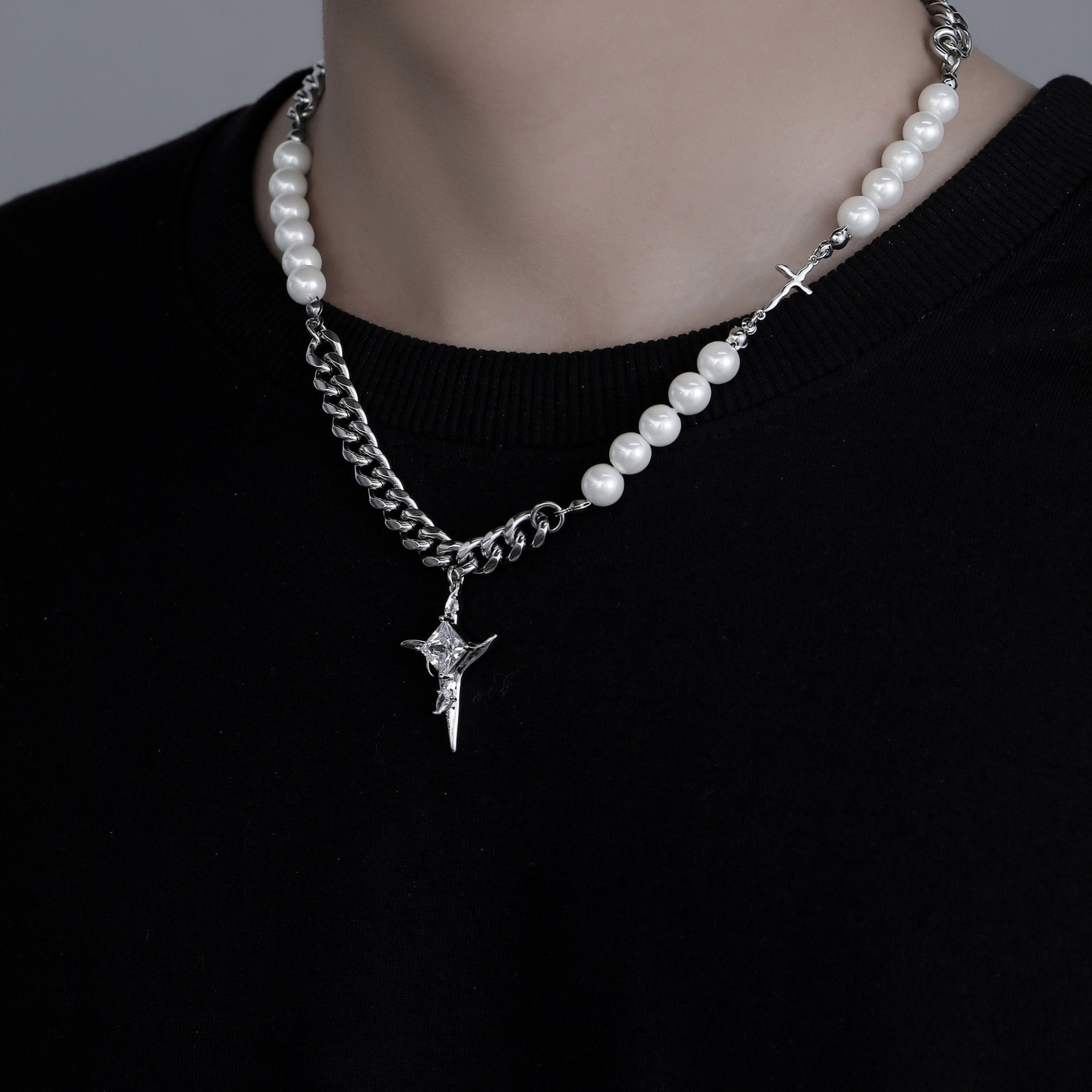 Vnox Black Star Charm-Halskett – Mens Dog Tag Necklace Bewertung und Preis