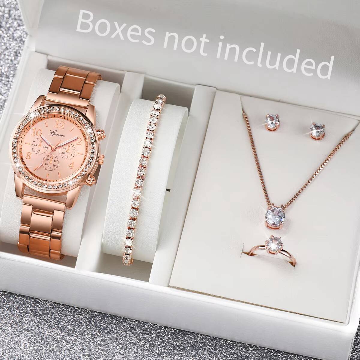 6 Stück/Set Mode-Strass-Damenu – Jewelry Clasp Watches Bewertung und Preis