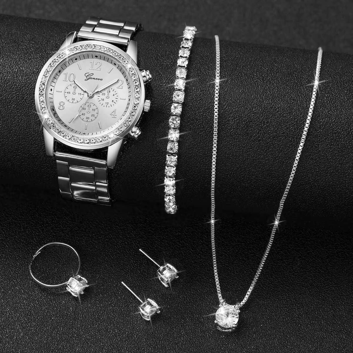 6 Stück/Set Mode-Strass-Damenu – Jewelry Clasp Watches Bewertung und Preis