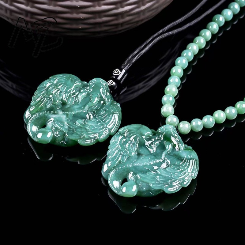 Natürlicher Echter Smaragd Bla – Necklace Pendant Bewertung und Preis