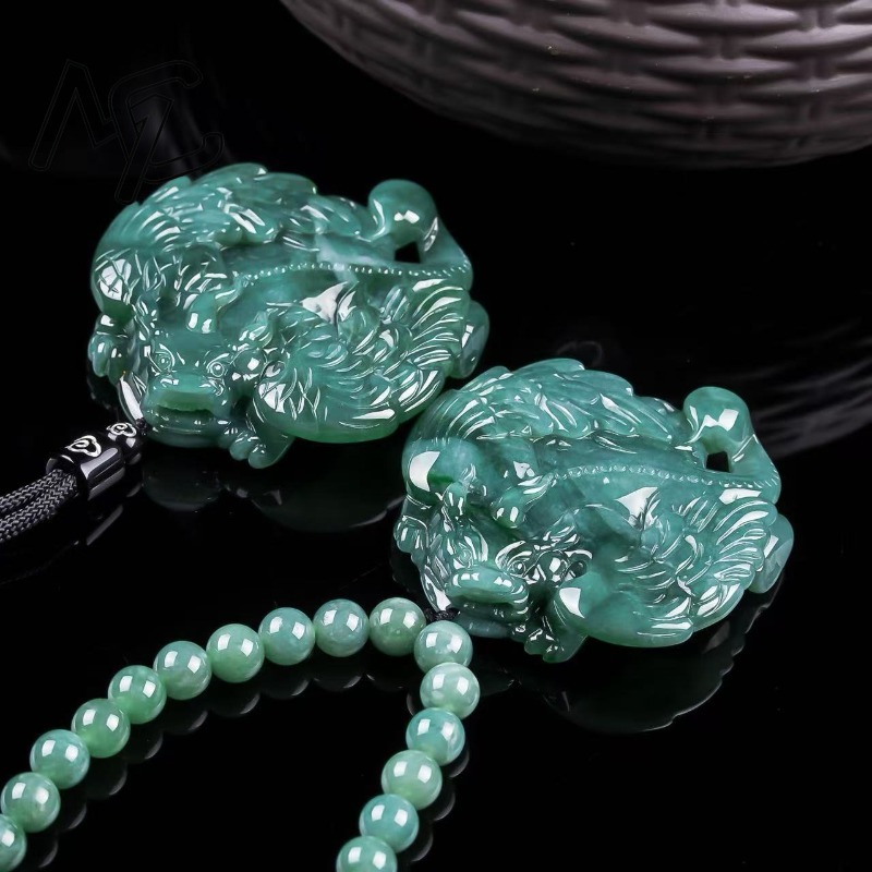 Natürlicher Echter Smaragd Bla – Necklace Pendant Bewertung und Preis