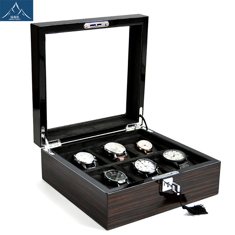 Hxl Holz-Klavierlack-Uhrenbox  – Jewelry Box With Watches Bewertung und Preis
