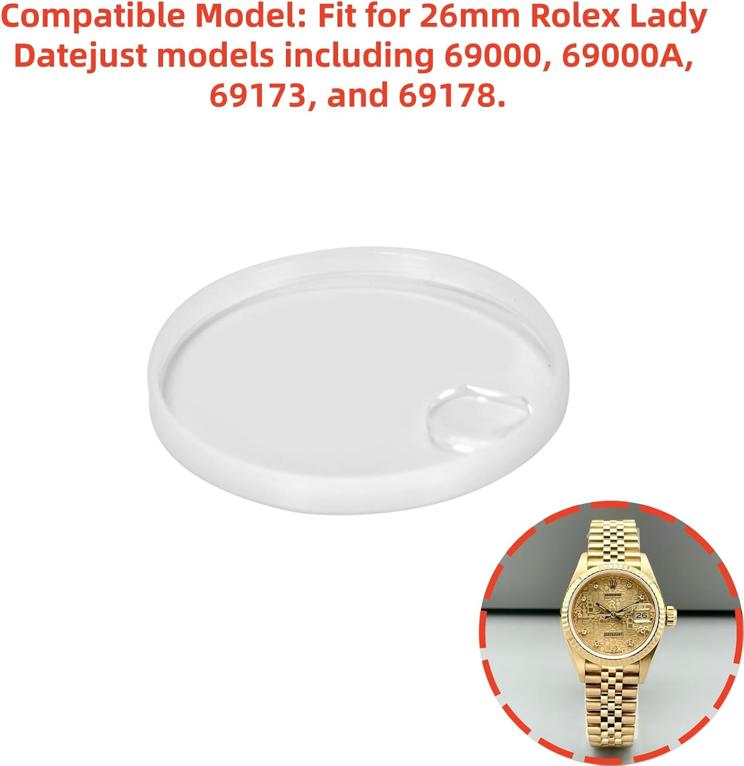 Ruimou 1 Set 21,3mm Saphir-Uhr – Rolex Watch Datejust Bewertung und Preis