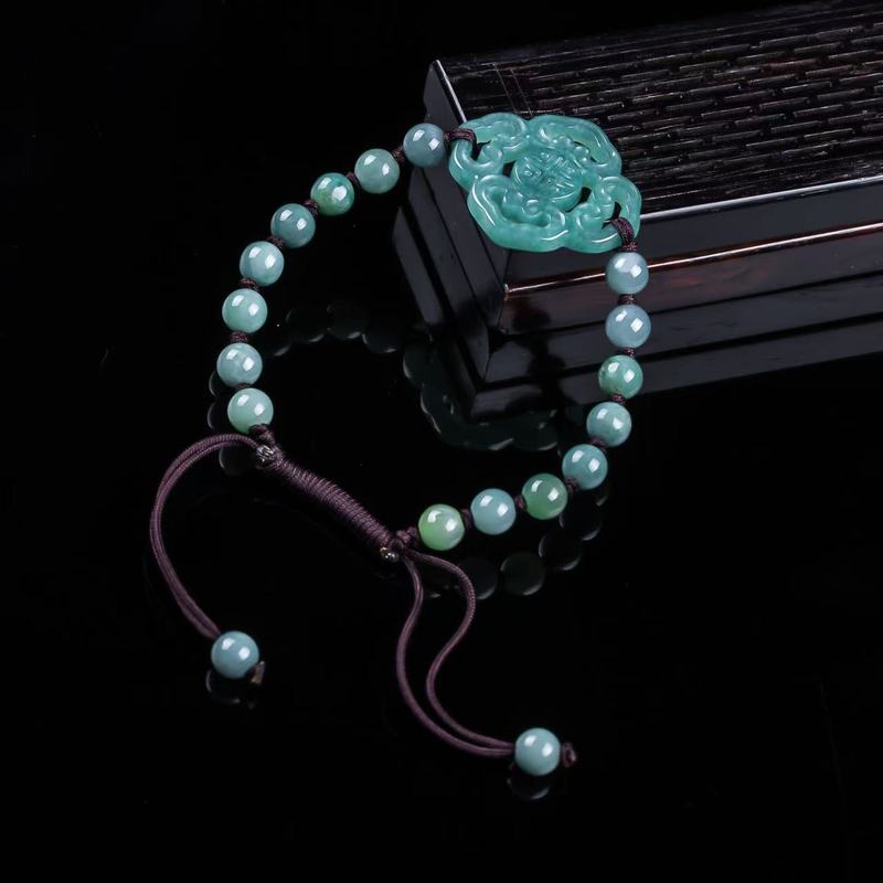 Natürliches Jadeit-Armband der – Jewelry & Watches Company Bewertung und Preis