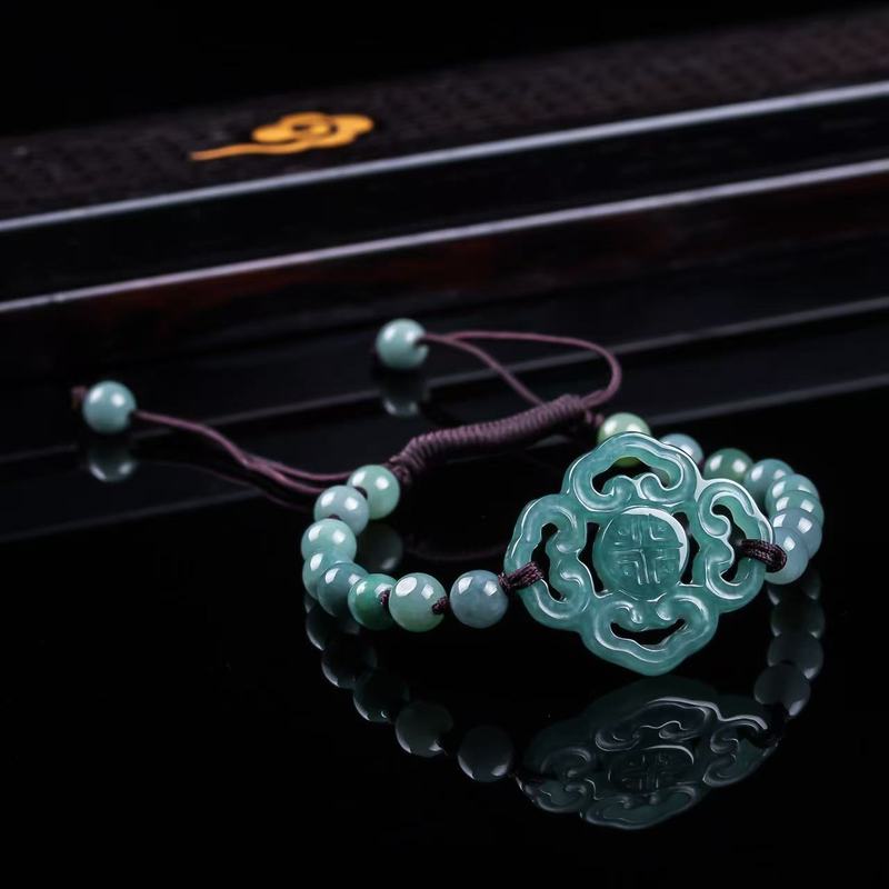 Natürliches Jadeit-Armband der – Jewelry & Watches Company Bewertung und Preis