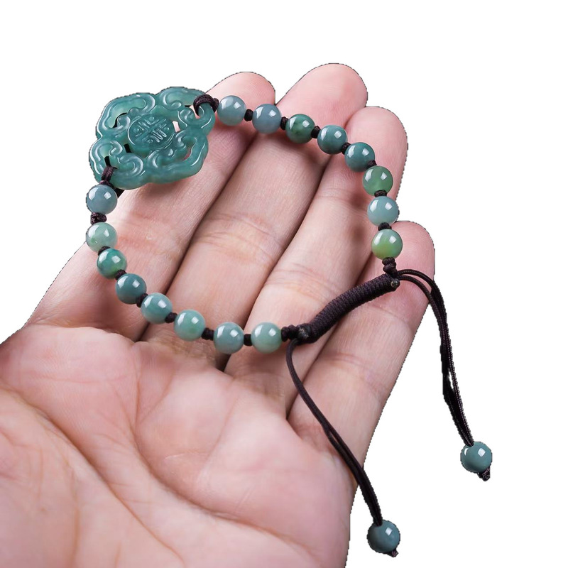 Natürliches Jadeit-Armband der – Jewelry & Watches Company Bewertung und Preis