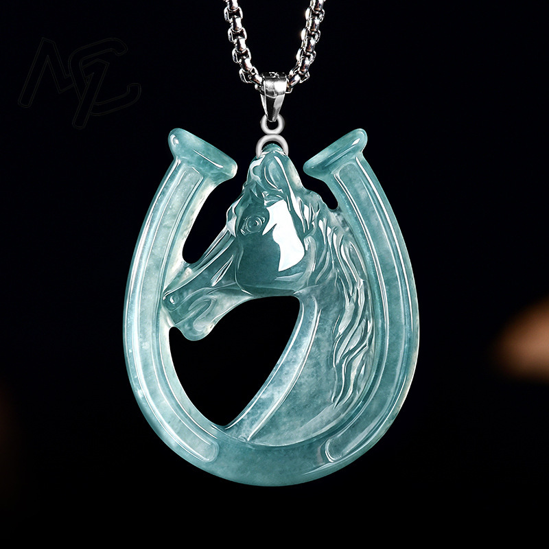 S925 Silber Natürlicher Blauer – Necklace Pendant Bewertung und Preis