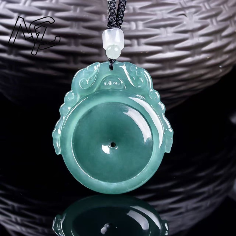 Natürlicher Echter Smaragd Bla – Necklace Pendant Bewertung und Preis