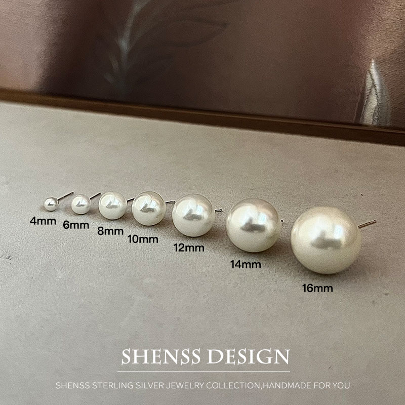 Nachahmung Perle Ohrstecker Ho – Pearl Stud Earrings Bewertung und Preis