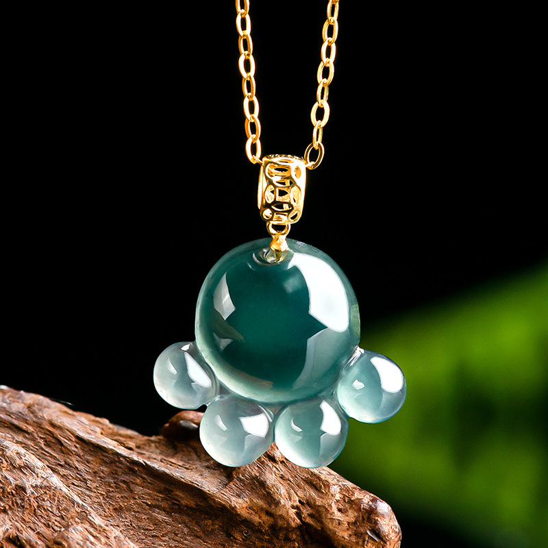 Natürlicher Echter Smaragd Bla – Necklace Pendant Bewertung und Preis